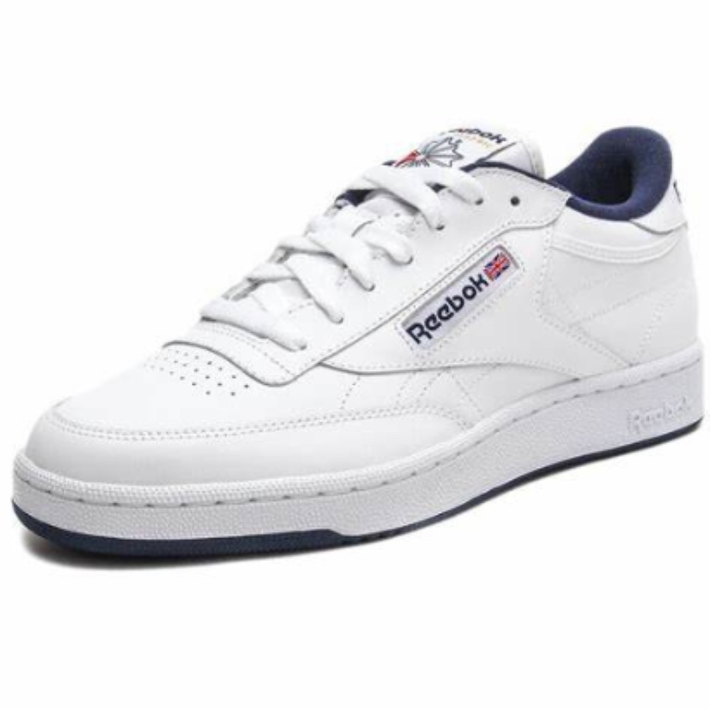 Reebok Men's white and navy sneakers size 9 NWB